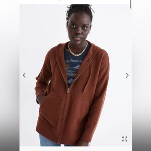 Madewell Northey Zip Hoodie Sweater NWT